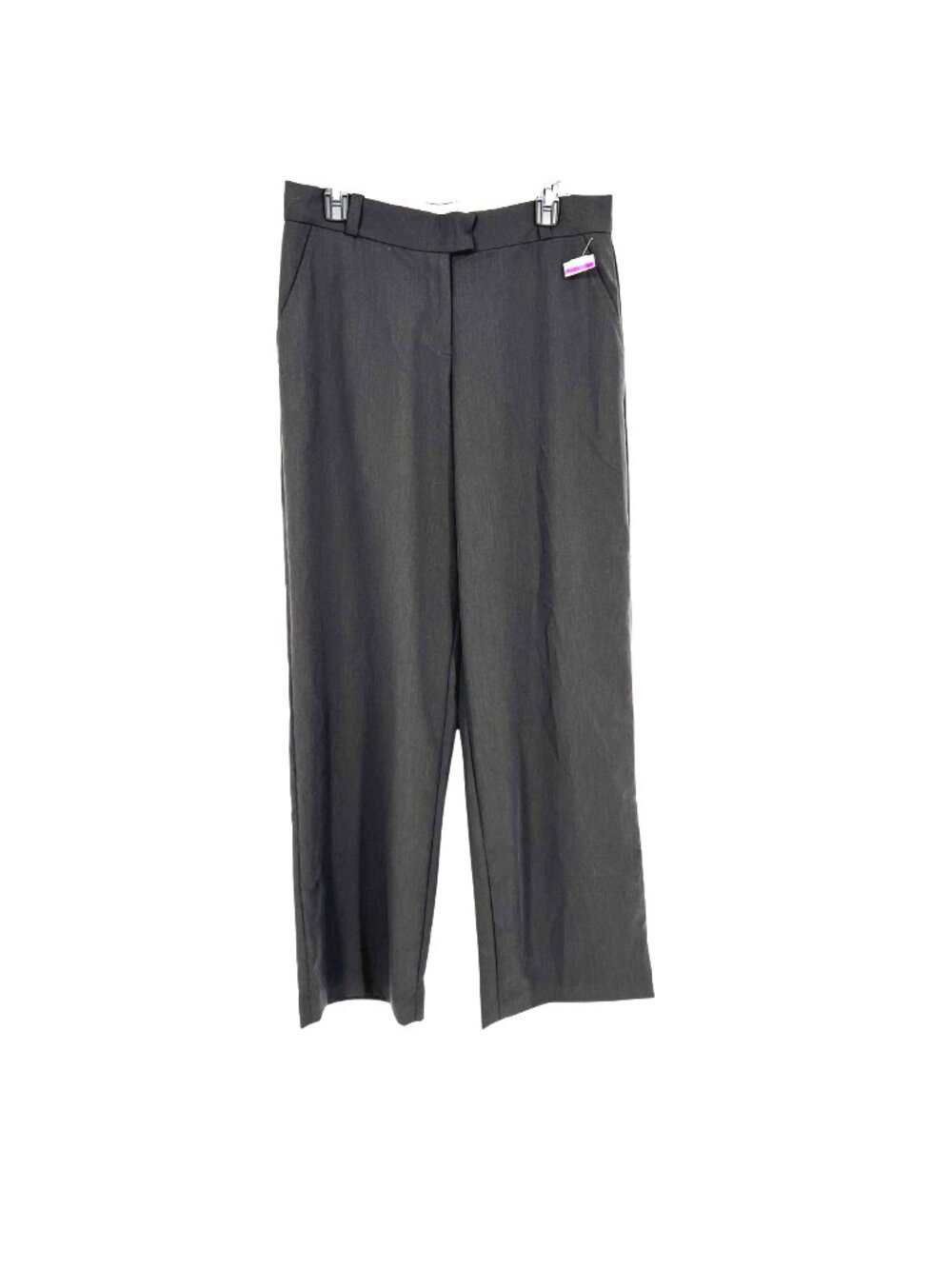 House Of CB London Wide Leg Dark Gray Pants Size Medium NWOT Minimalist Chic